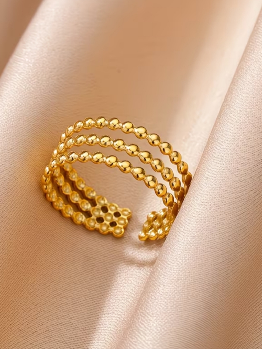 18 Kt Gold Over Titanium Ring 18 Kt Gold Over Titanium Ring